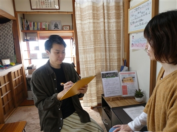 一人ひとりお話を丁寧に伺います。